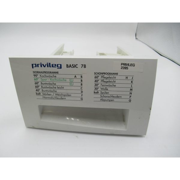 Schublade Waschmittel Waschmaschine PRIVILEG BASIC 78 Tnr12462430.8, 12462431.8